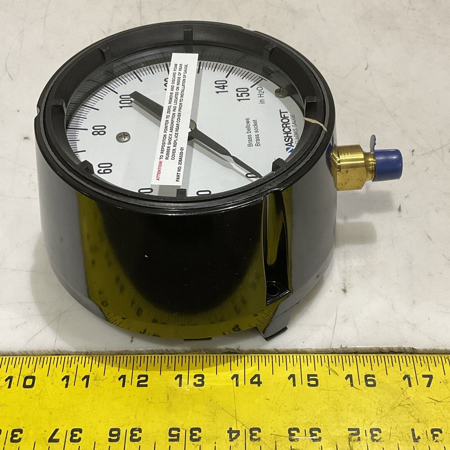 ASHCROFT 45-1180-AS-32L-150IW LEVEL GAUGE 4-1/2” 150IW 373