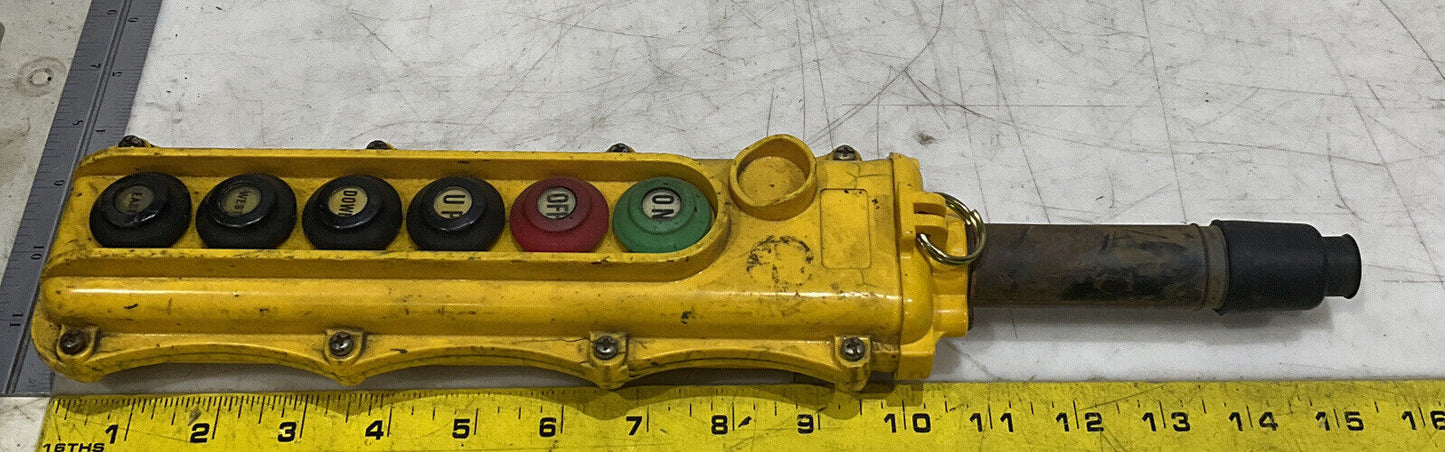 ELECTROMOTIVE SYSTEMS SBPN-6-WB PUSHBUTTON CONTROL STATION 876