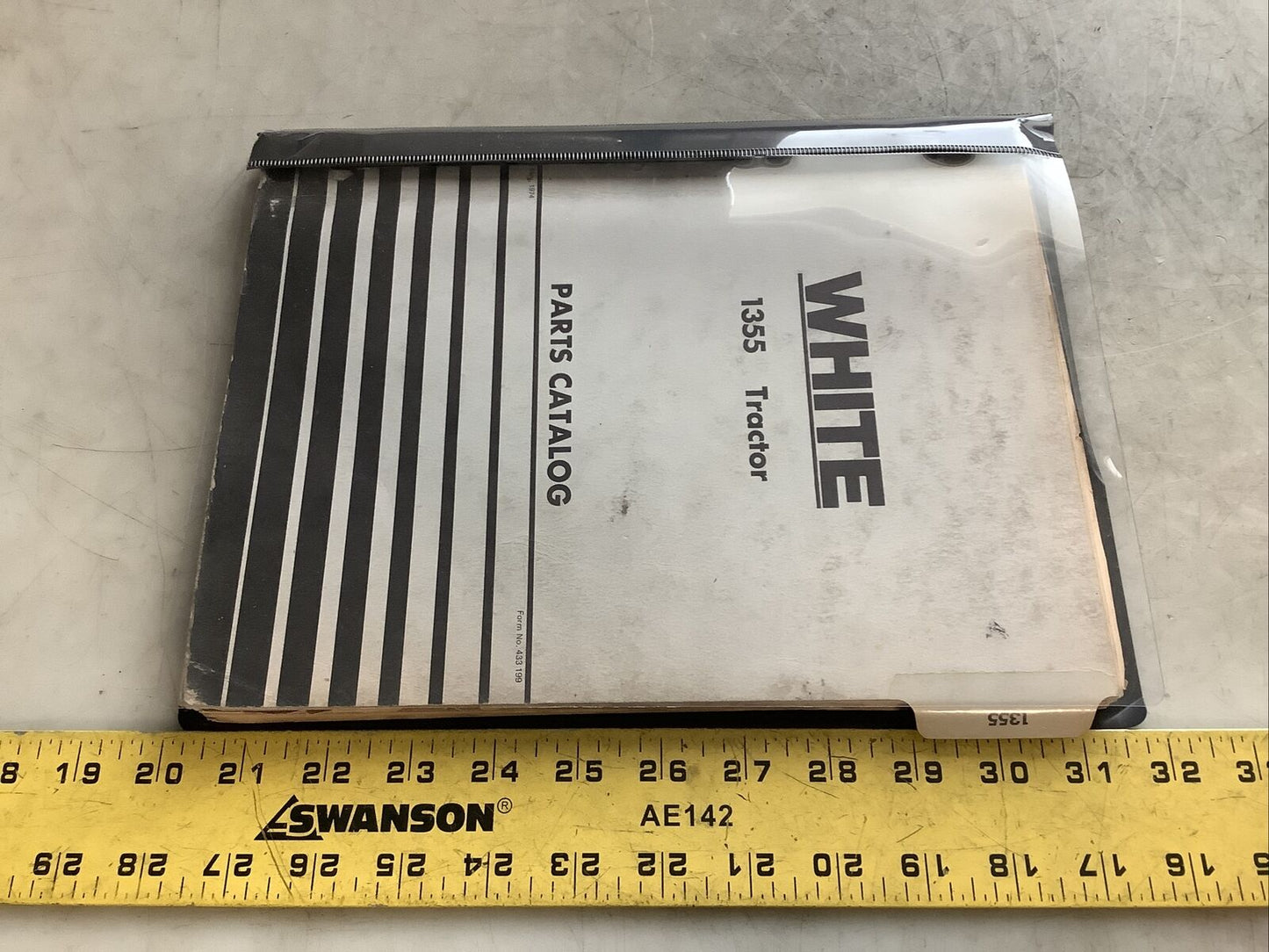WHITE 1355 TRACTOR PARTS CATALOG B303