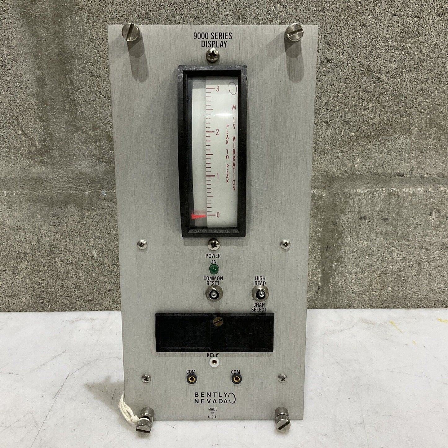 BENTLY NEVADA 90120-02-52 ELECTRO MECHANICAL DISPLAY MODULE 373