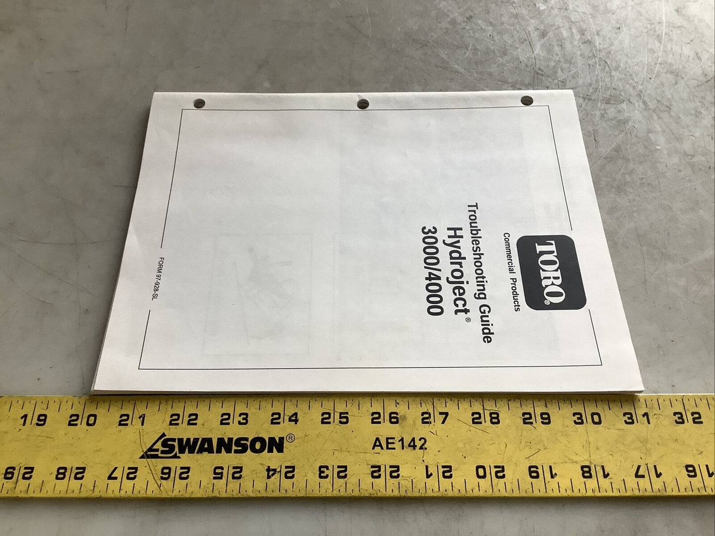 TORQ 97-928-SL HYDROJECT 3000/4000 TROUBLESHOOTING GUIDE B303