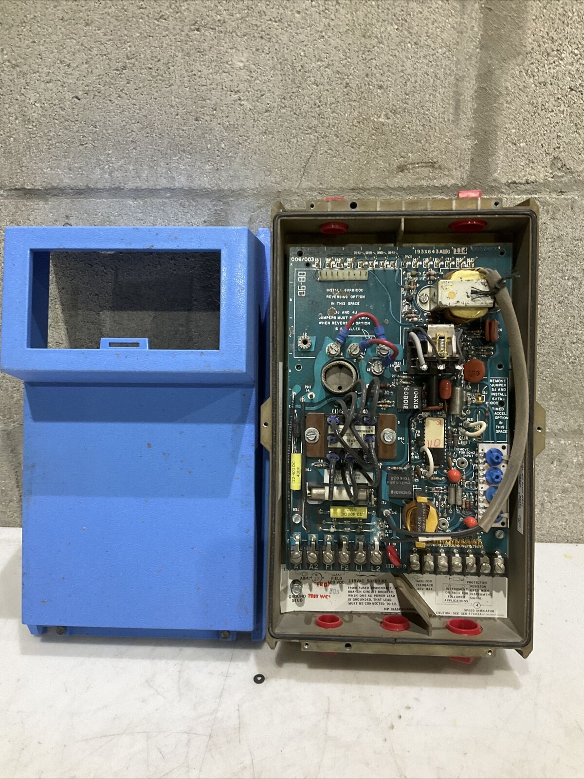 GENERAL ELECTRIC 6VFW1075A3 STATOTROL II 90/100/115V 3/4HP 373