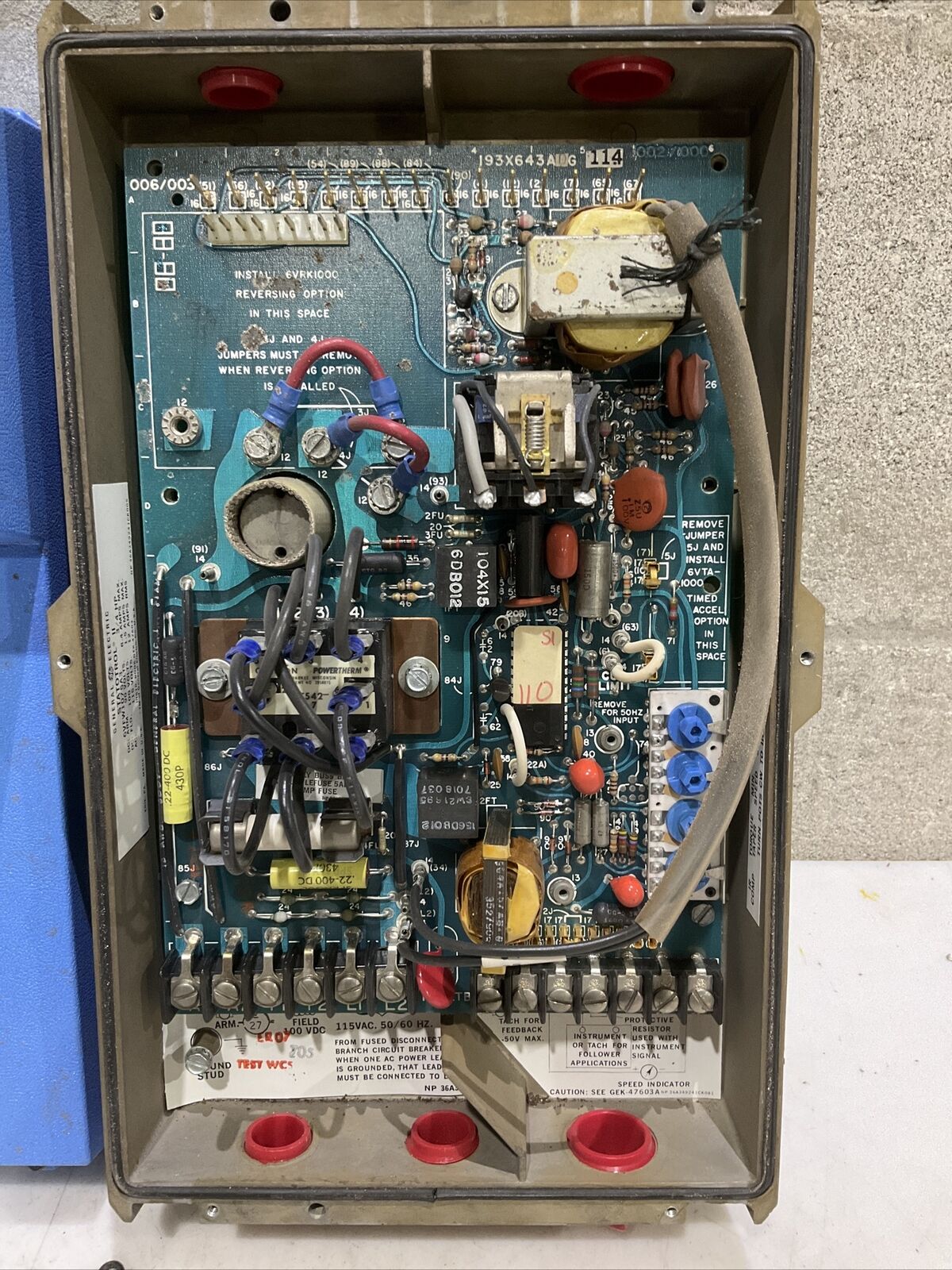 GENERAL ELECTRIC 6VFW1075A3 STATOTROL II 90/100/115V 3/4HP 373