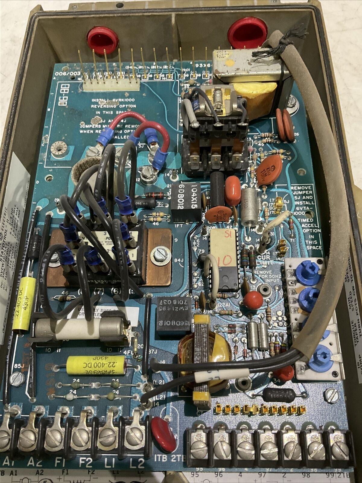 GENERAL ELECTRIC 6VFW1075A3 STATOTROL II 90/100/115V 3/4HP 373