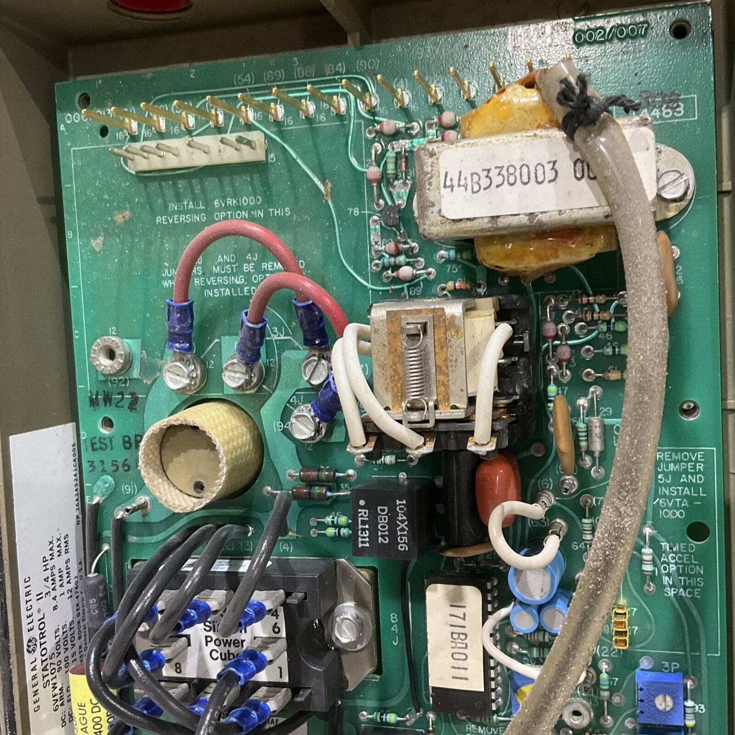 GENERAL ELECTRIC 6VFW1075 STATOTROL II 90/100/115V 3/4HP 373