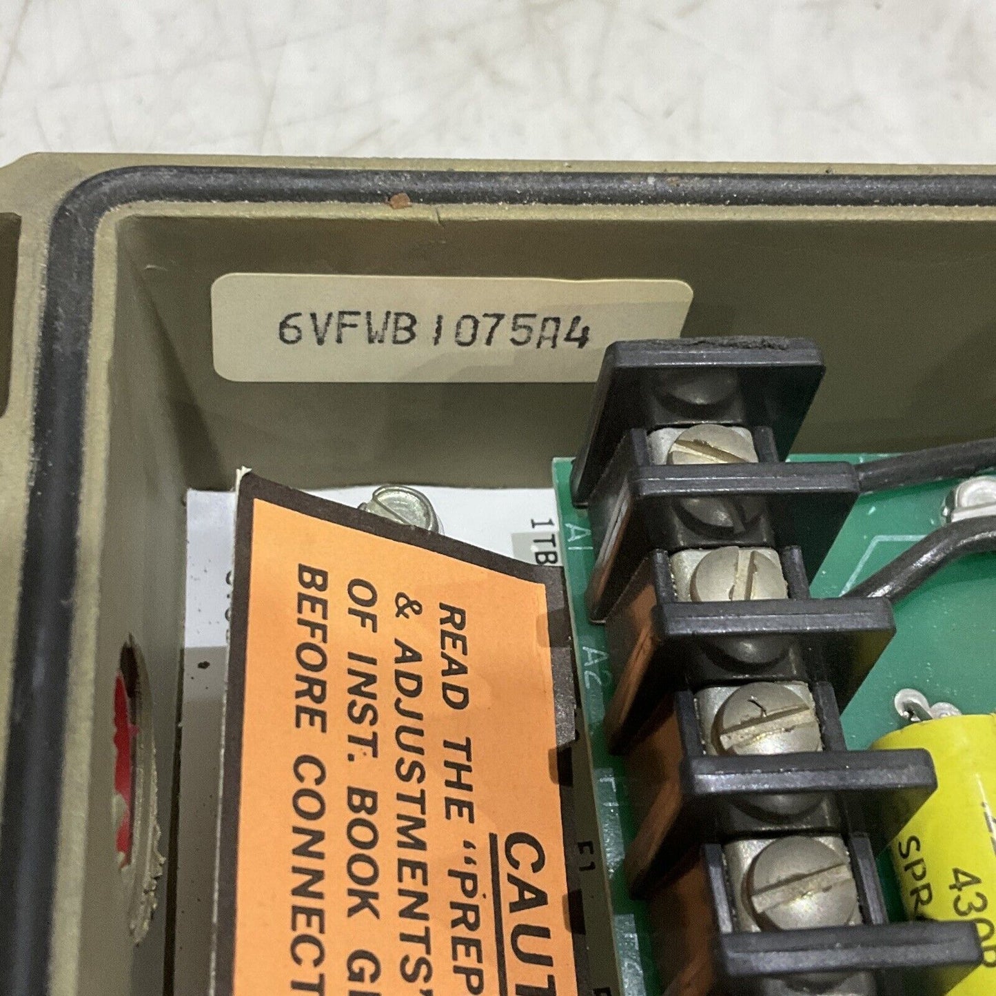 GENERAL ELECTRIC 6VFW1075 STATOTROL II 90/100/115V 3/4HP 373