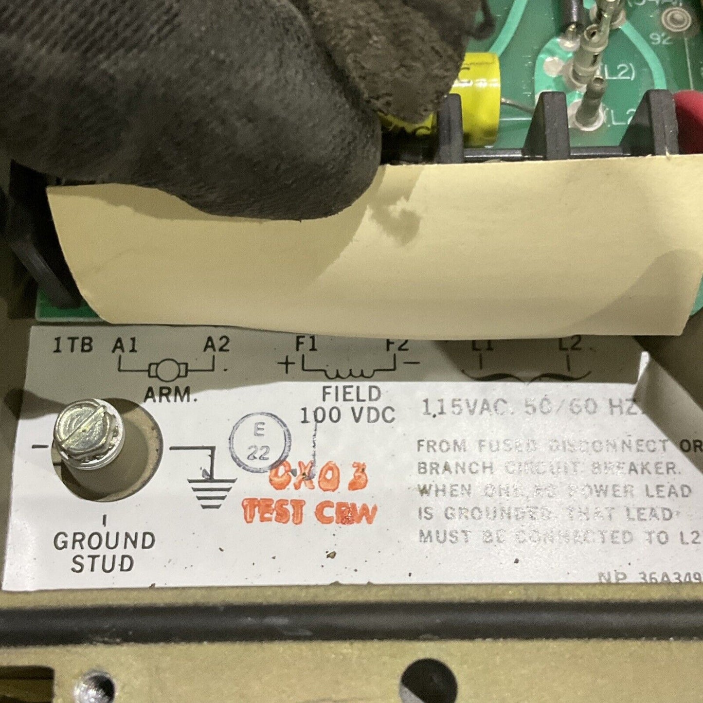 GENERAL ELECTRIC 6VFW1075 STATOTROL II 90/100/115V 3/4HP 373