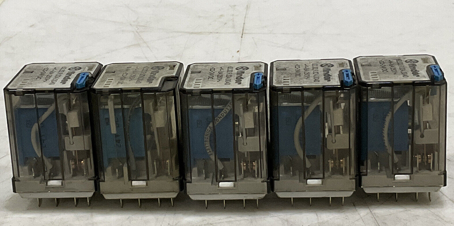 FINDER 62.33.9.024.0040 16A 250V POWER RELAY LOT OF 5 881