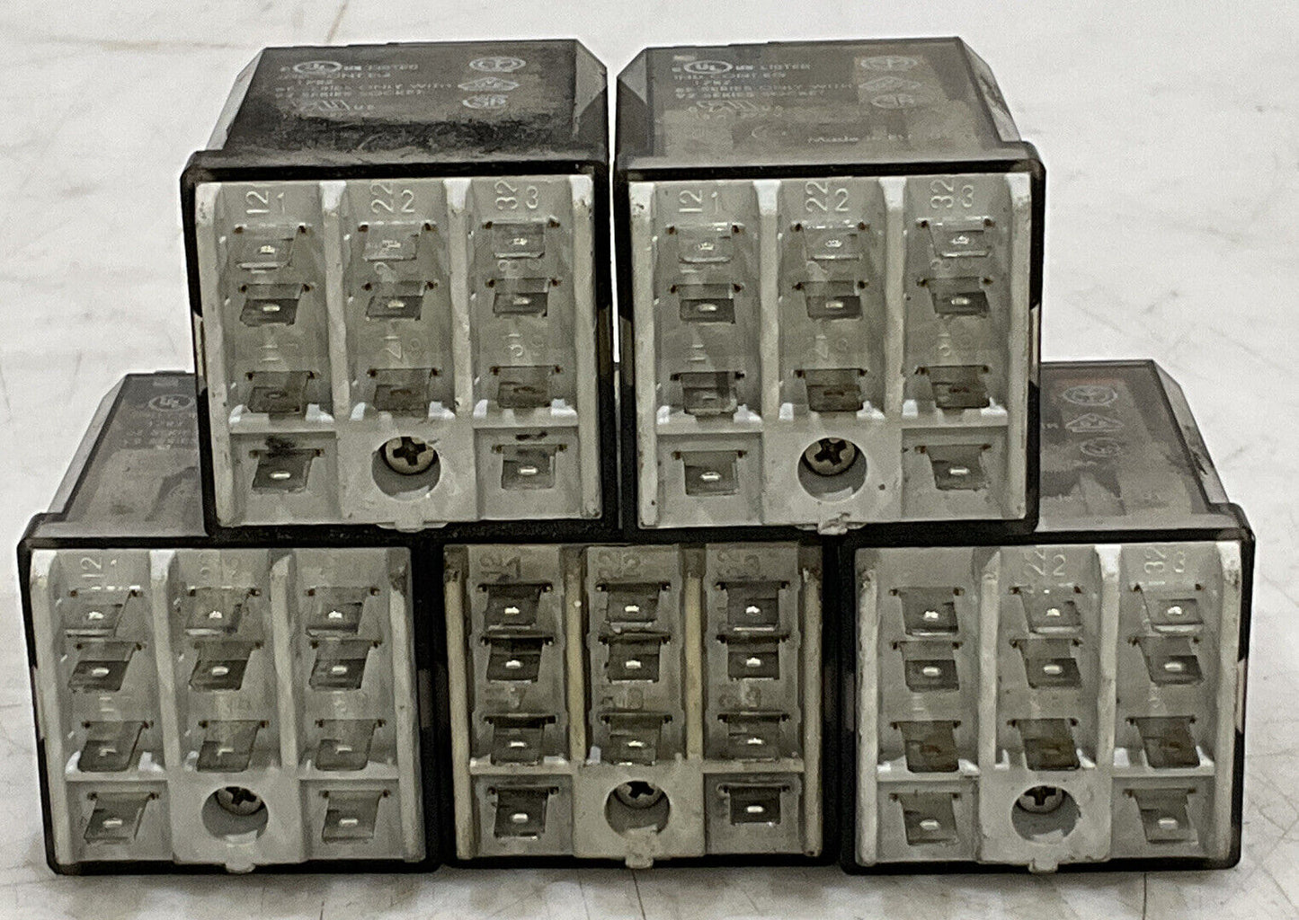 FINDER 62.33.9.024.0040 16A 250V POWER RELAY LOT OF 5 881