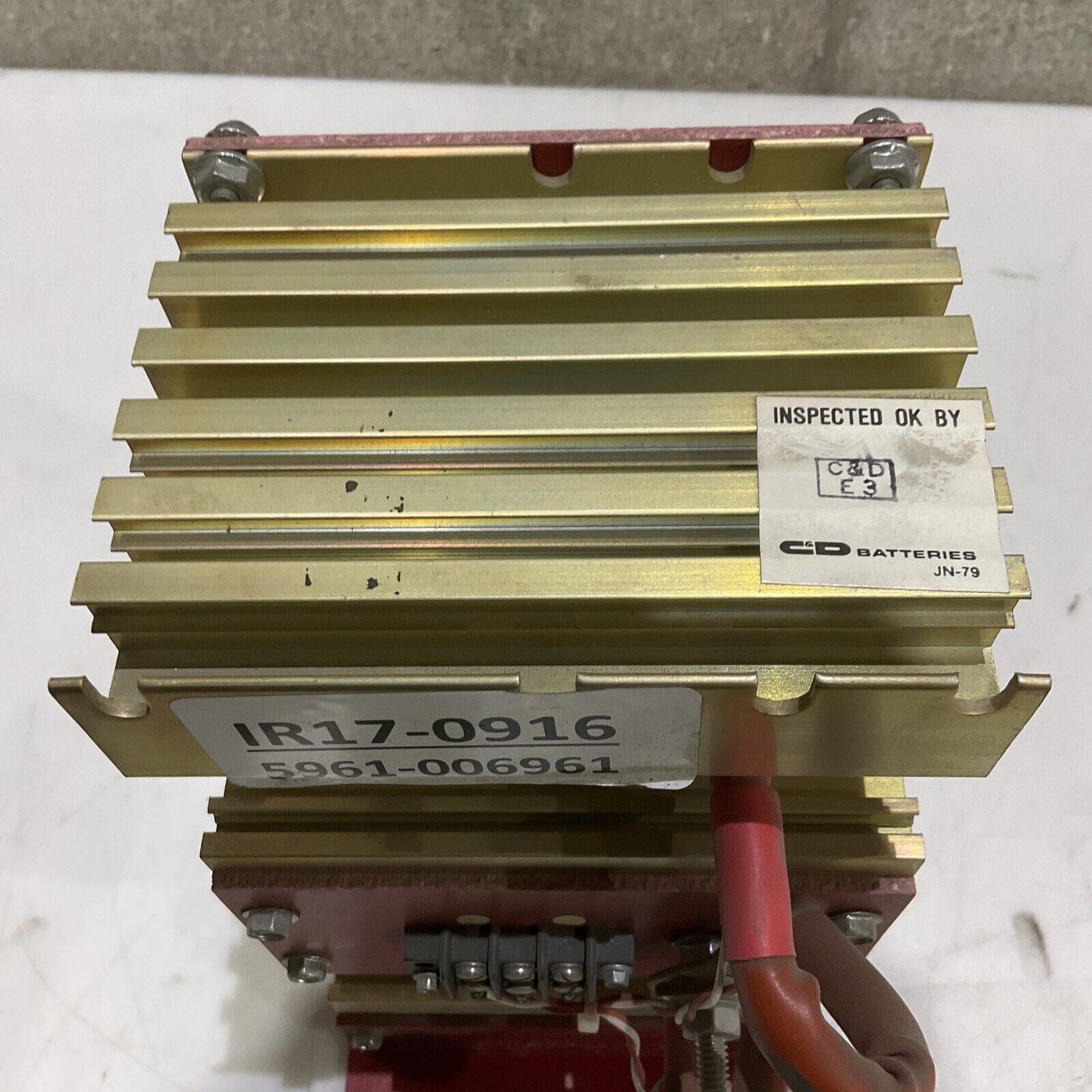 C & D BATTERIES DIV. JS-421 EFIS 421 RECTIFIER 373