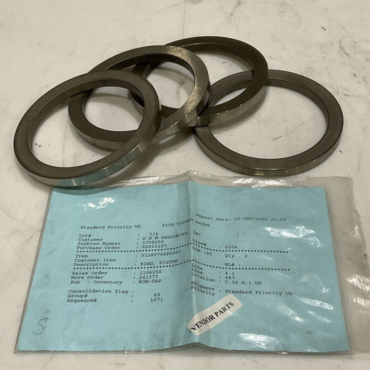 GENERAL ELECTRIC 28V755P0001 VALVE SEALING PISTON RING LOT OF 4 373