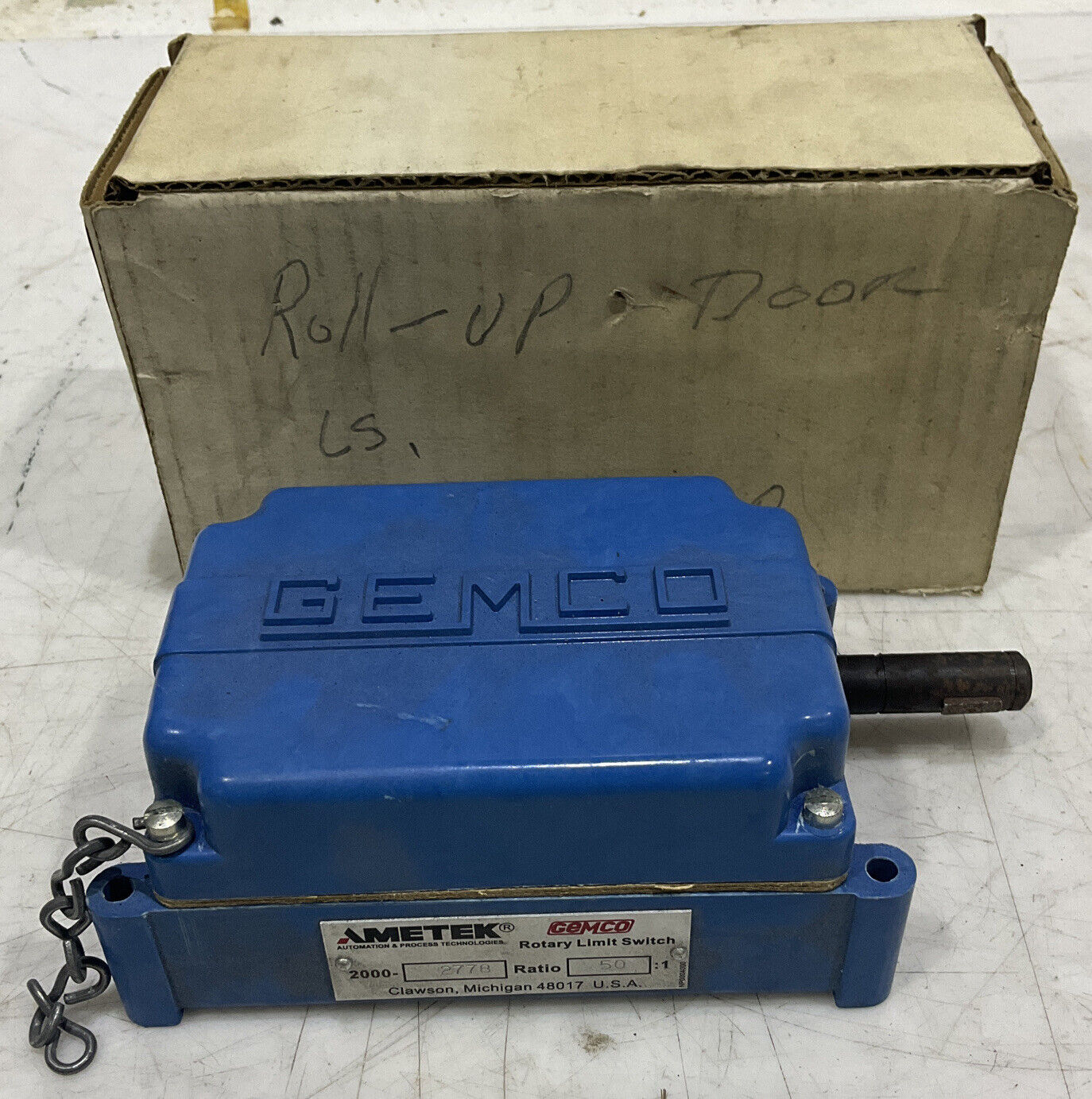 AMETEK GEMCO 2000-2778 50:1 ROTARY LIMIT SWITCH 876 – Industrial Garage ...