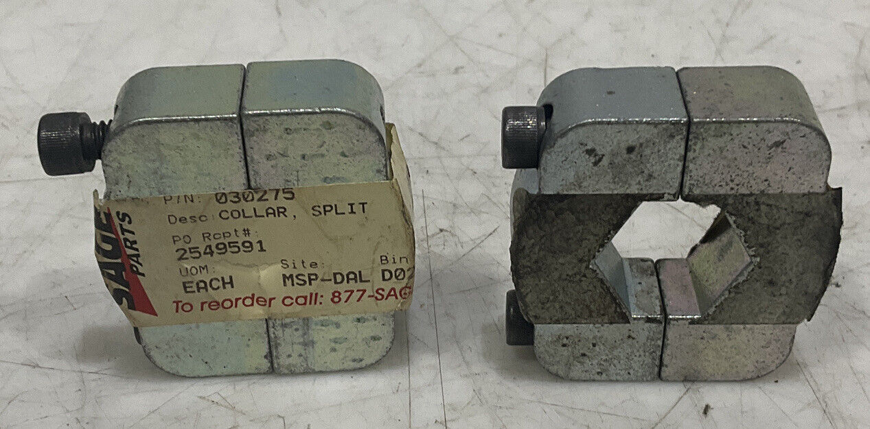 SAGE 030275 SPLIT COLLAR LOT OF 2 881