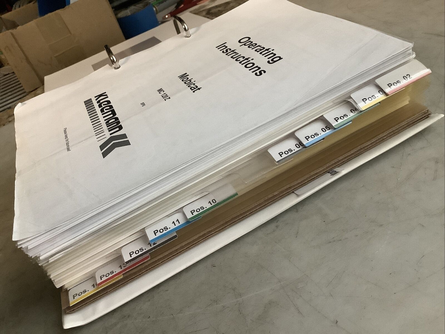 KLEEMANN MOBICAT MC 120 Z OPERATING INSTRUCTIONS B303
