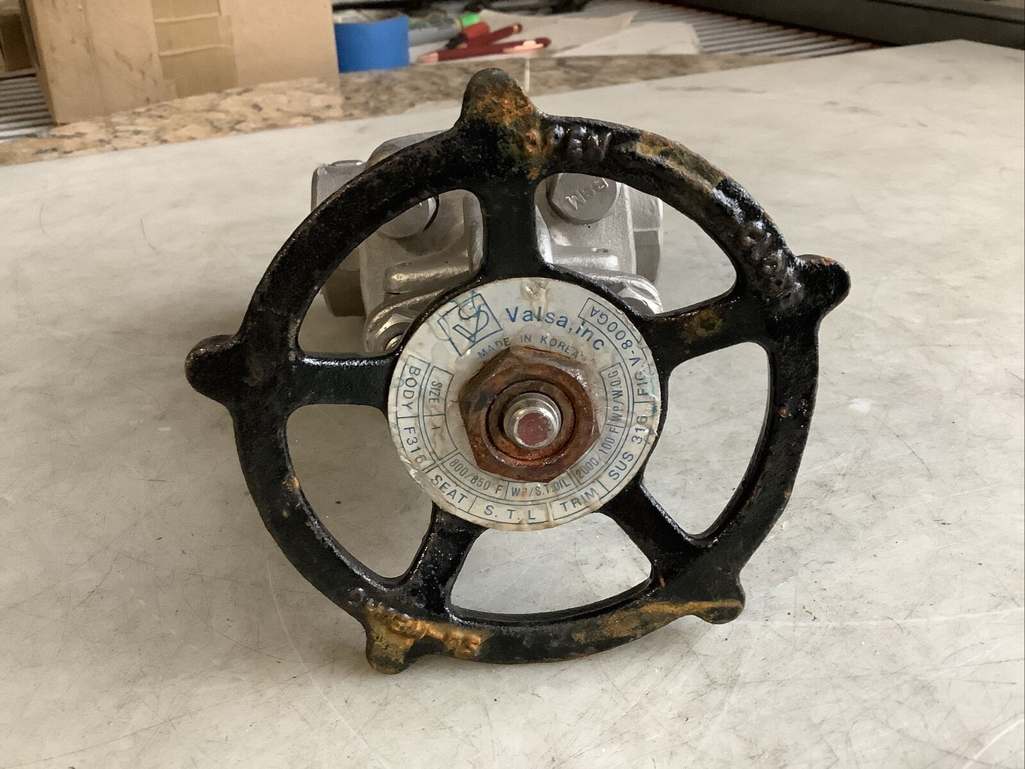 VALSA V-800GA CHECK VALVE F316 SUS316 1IN 373