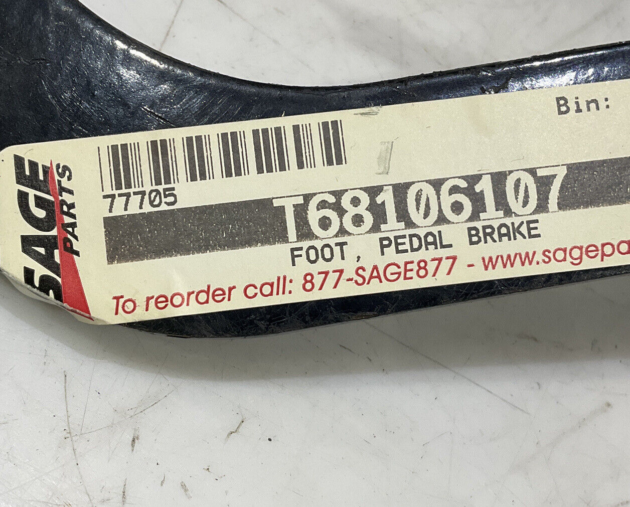 TUG T68106107 PEDAL BRAKE FOOT LOT OF 2 881