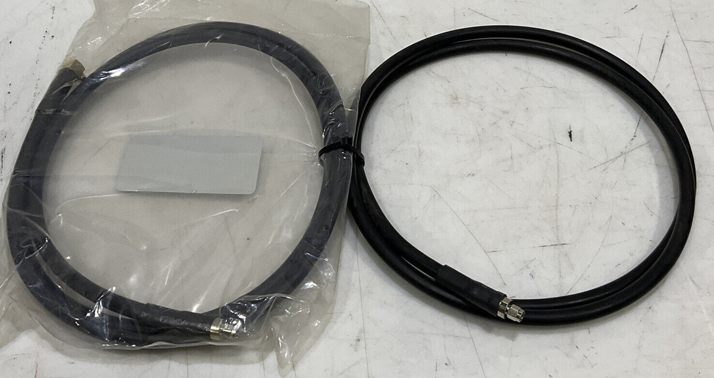 AIR 802 CA400FLEX-B-SMAPRSMAP-006F BLACK ANTENNA CABLE 6 FEET LOT OF 2 881