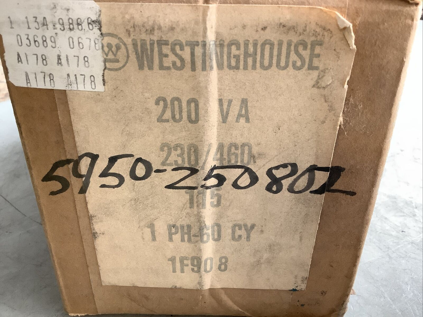 WESTINGHOUSE 1F0908 VOLTAGE TRANSFORMER 373