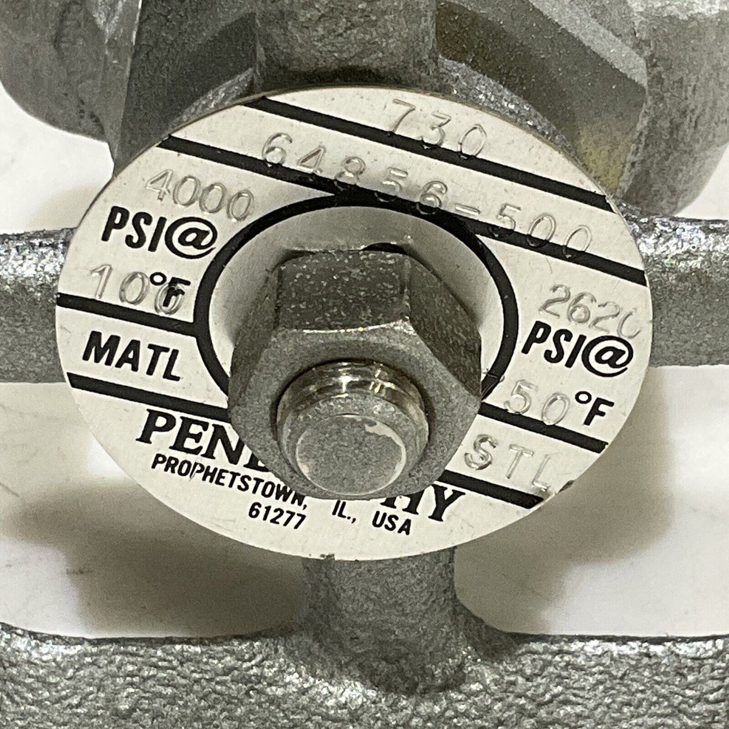 PENBERTHY GAGE VALVES 64856-500 730 VALVE WITH BALL CHECK 1/2” 3/4” LOT OF 2 373