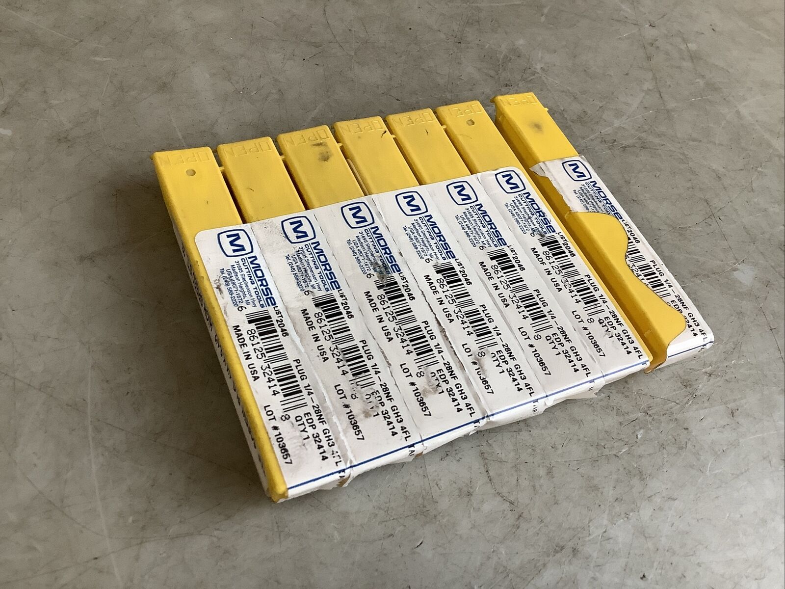 9/16-12 GH3 HIGH SPEED STEEL 4 FLUTE TAPER TAP ***Made In USA - Foto 3