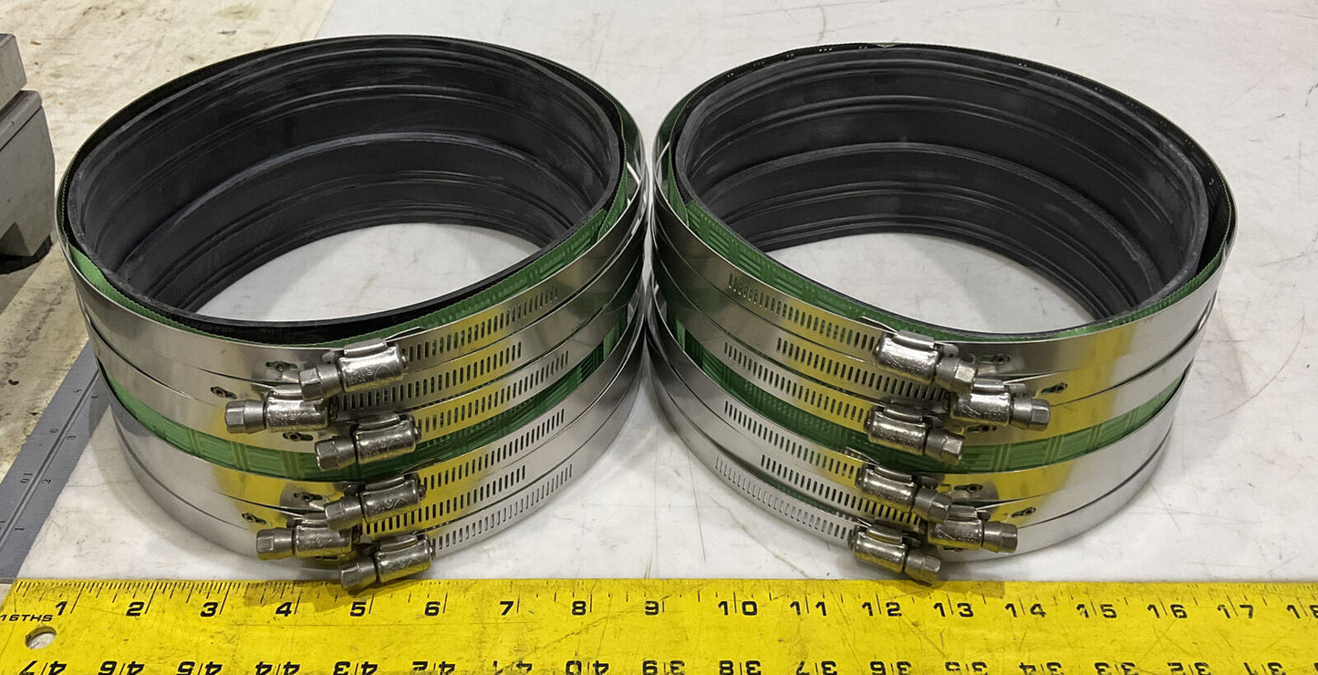 PROFLO PFNHHHGCX 8” HEAVY DUTY NO-HUB COUPLINGS LOT OF 4 373