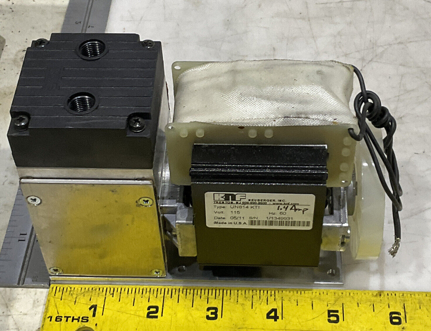 KNF UN814-KTI NITROGEN OXIDE ANALYZER TRANSFER PUMP 97A8