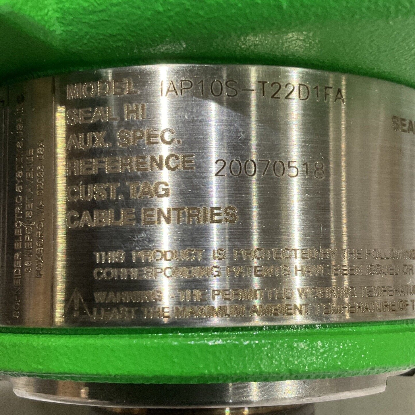 SCHNEIDER ELECTRIC IAP10S-T22D1FA PRESSURE TRANSMITTER 373