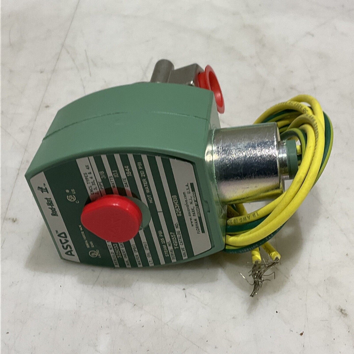 ASCO MX120 8263H318 SOLENOID VAVLE 2-WAY 3/8” 373