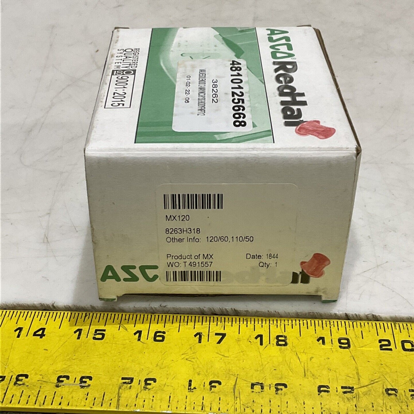 ASCO MX120 8263H318 SOLENOID VAVLE 2-WAY 3/8” 373