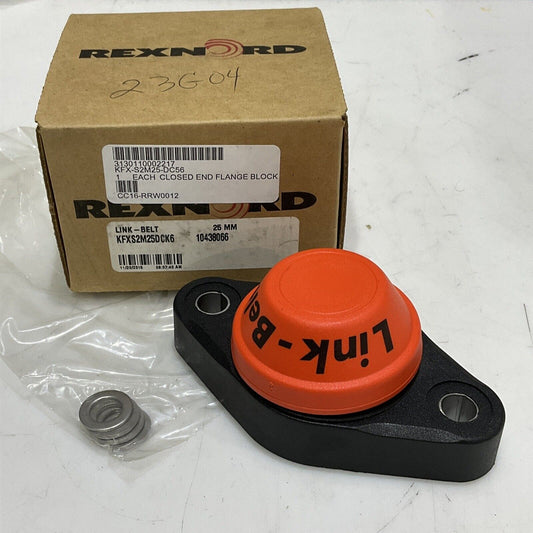 REXNORD LINK BELT KFXS2M25DCK6 CLOSED END FLANGE BLOCK U3S