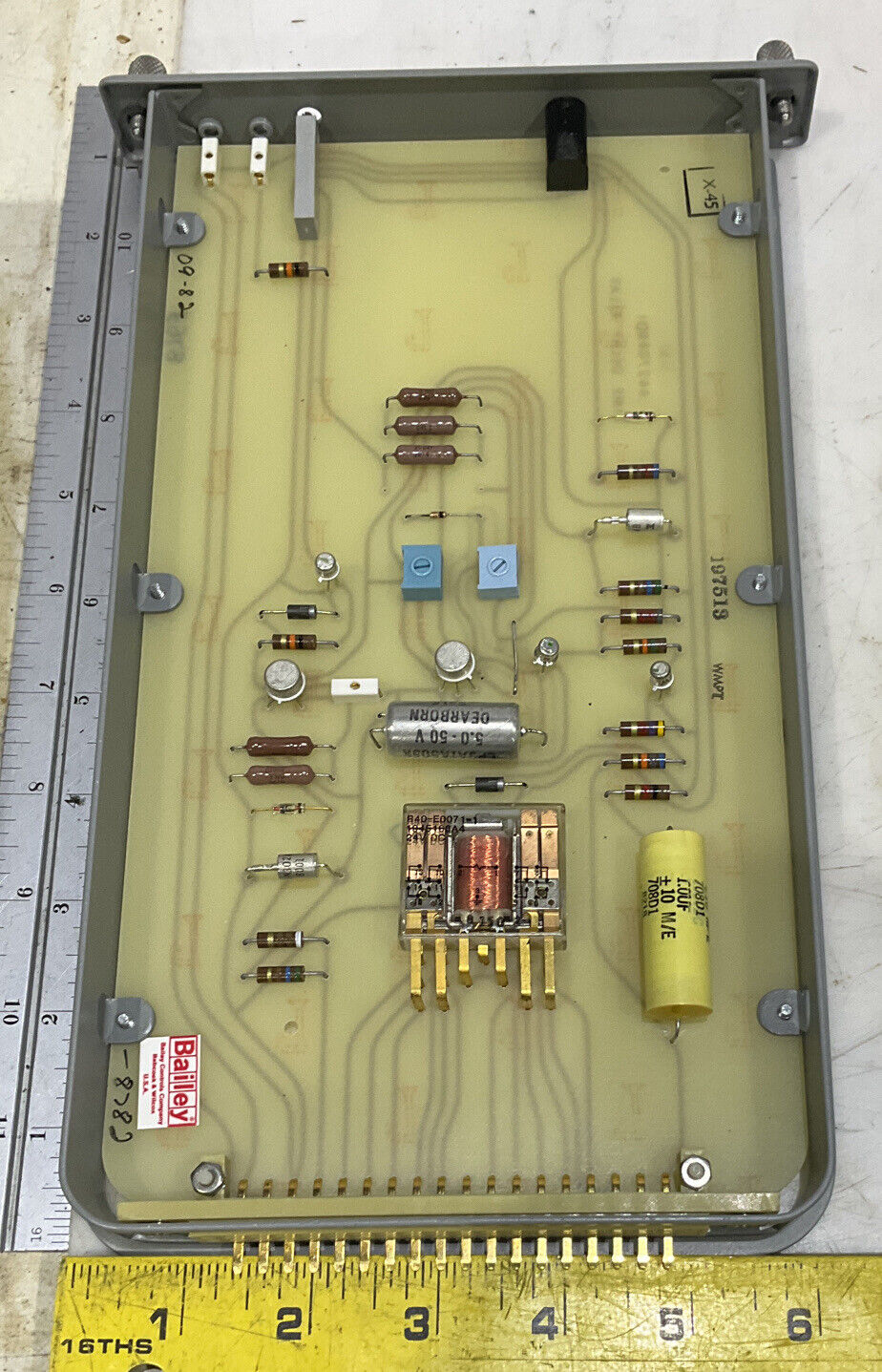 BAILEY 197513 WMPT 5-82 6627089E2 TIME DELAY RELAY 373