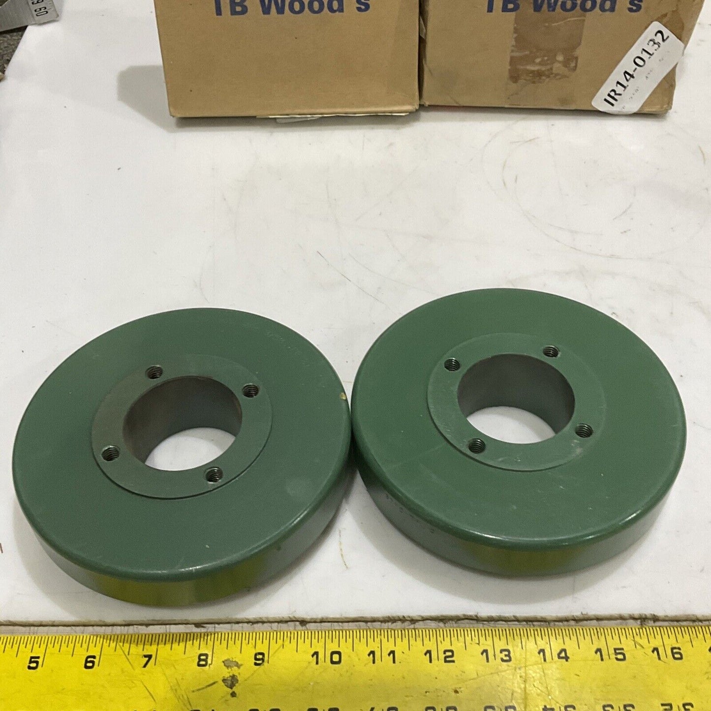 TB WOODS 9SC35 FLANGE COUPLING SPACER SIZE 9 LOT OF 2 373