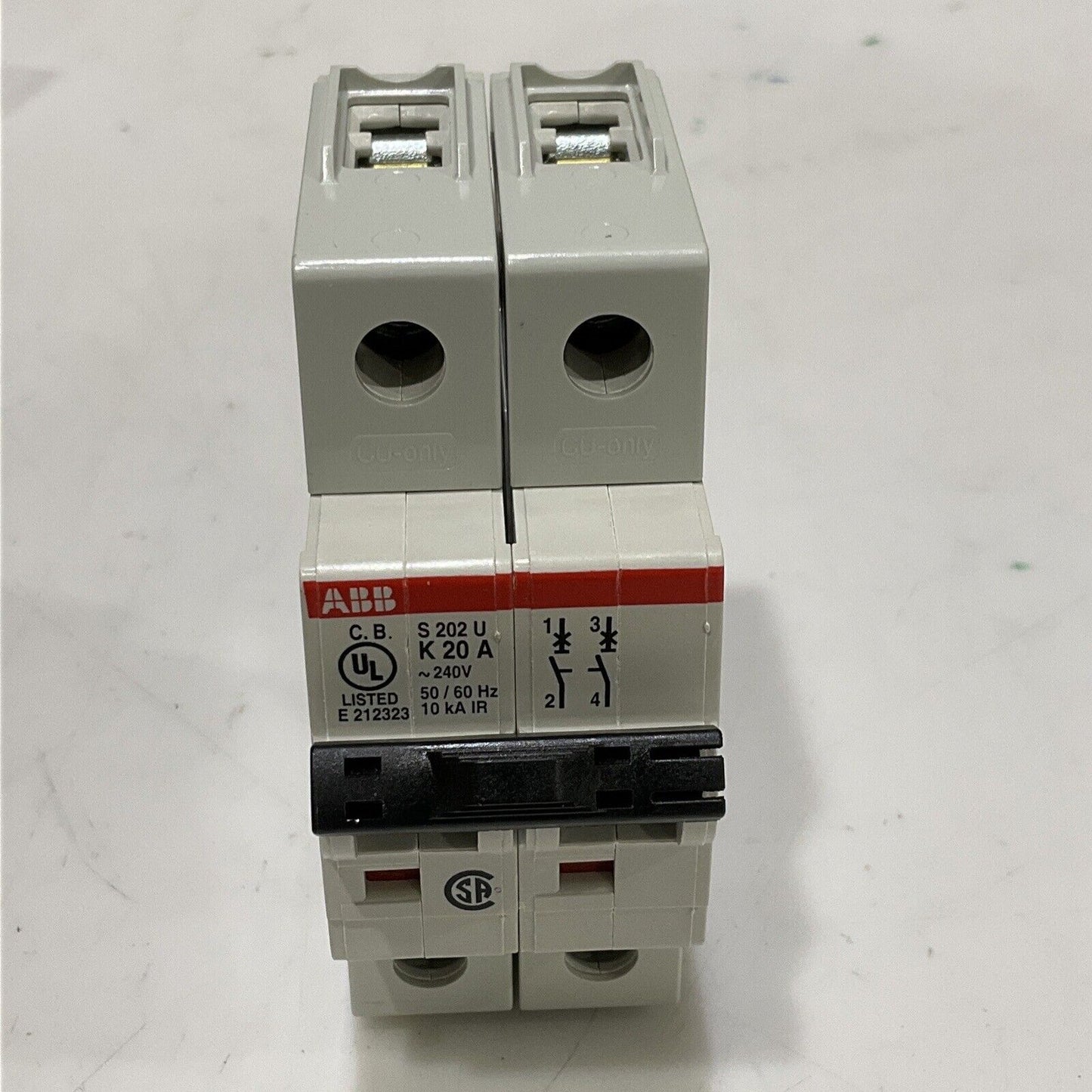 ABB S202U-K20 CIRCUIT BREAKER 2P 60HZ U3S