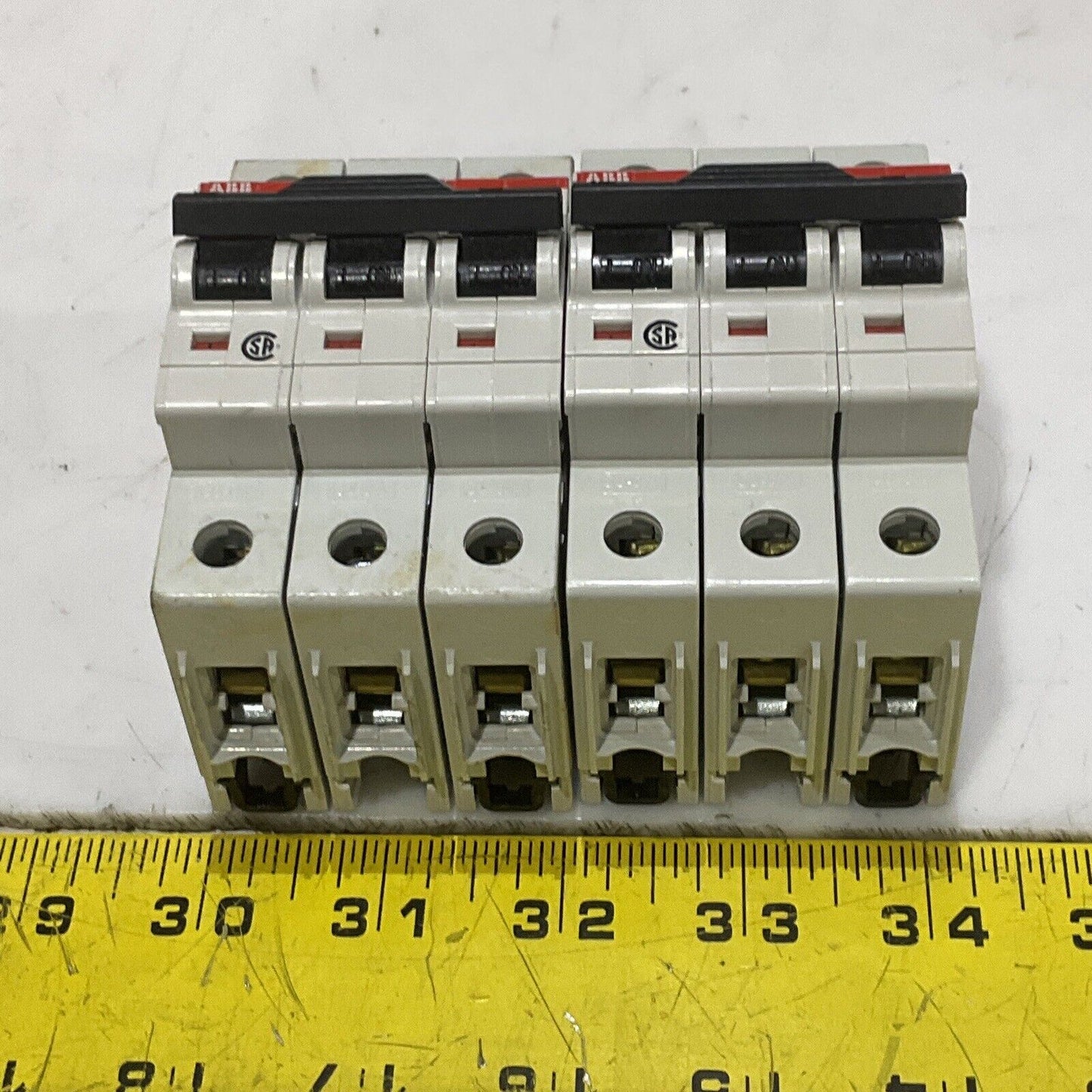 ABB S203U-K10 CIRCUIT BREAKER FLEXIBLE 3 POLE LOT OF 2 U3S