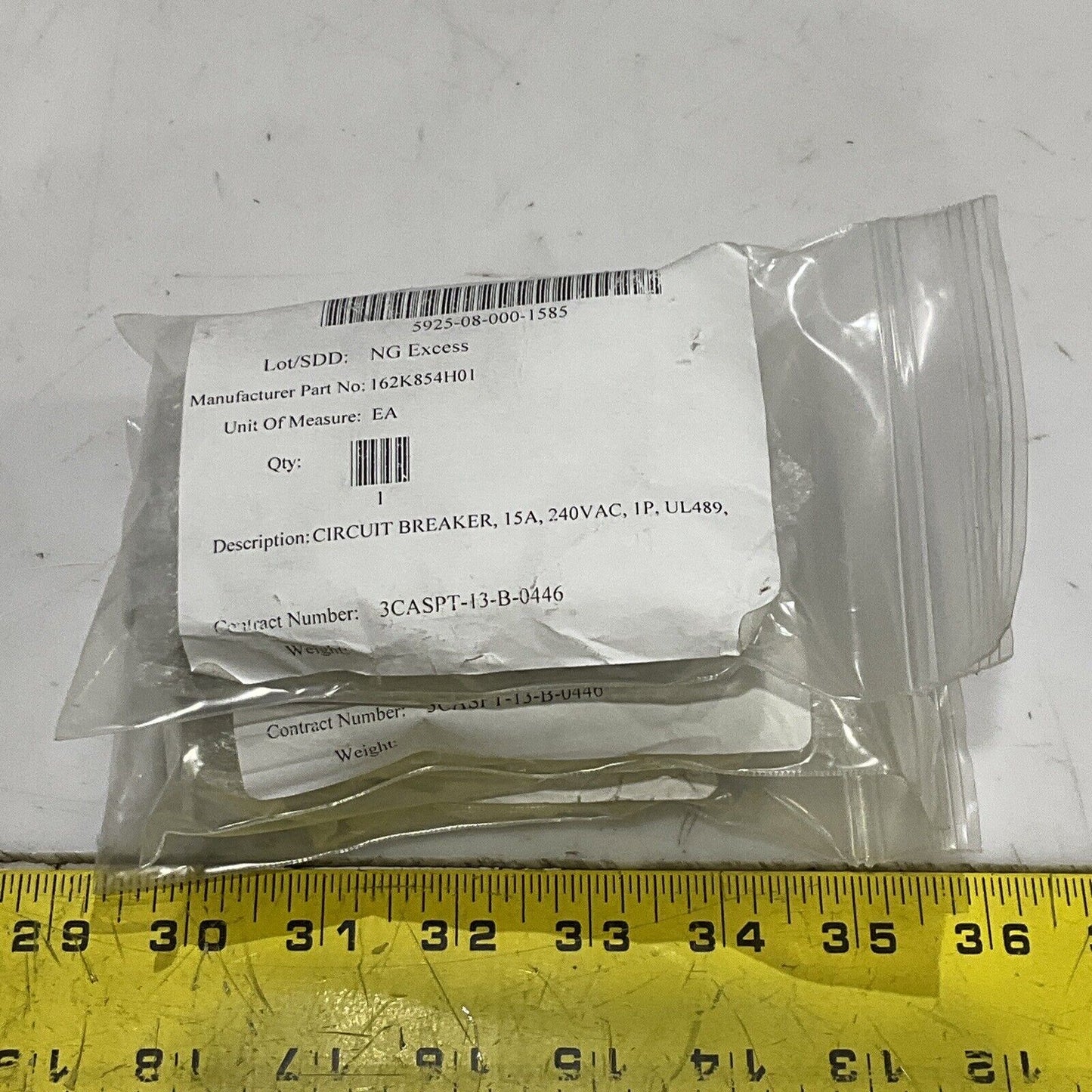 ABB S201U-K15 CIRCUIT BREAKER 15A 240VAC 1P UL489 LOT OF 3 U3S
