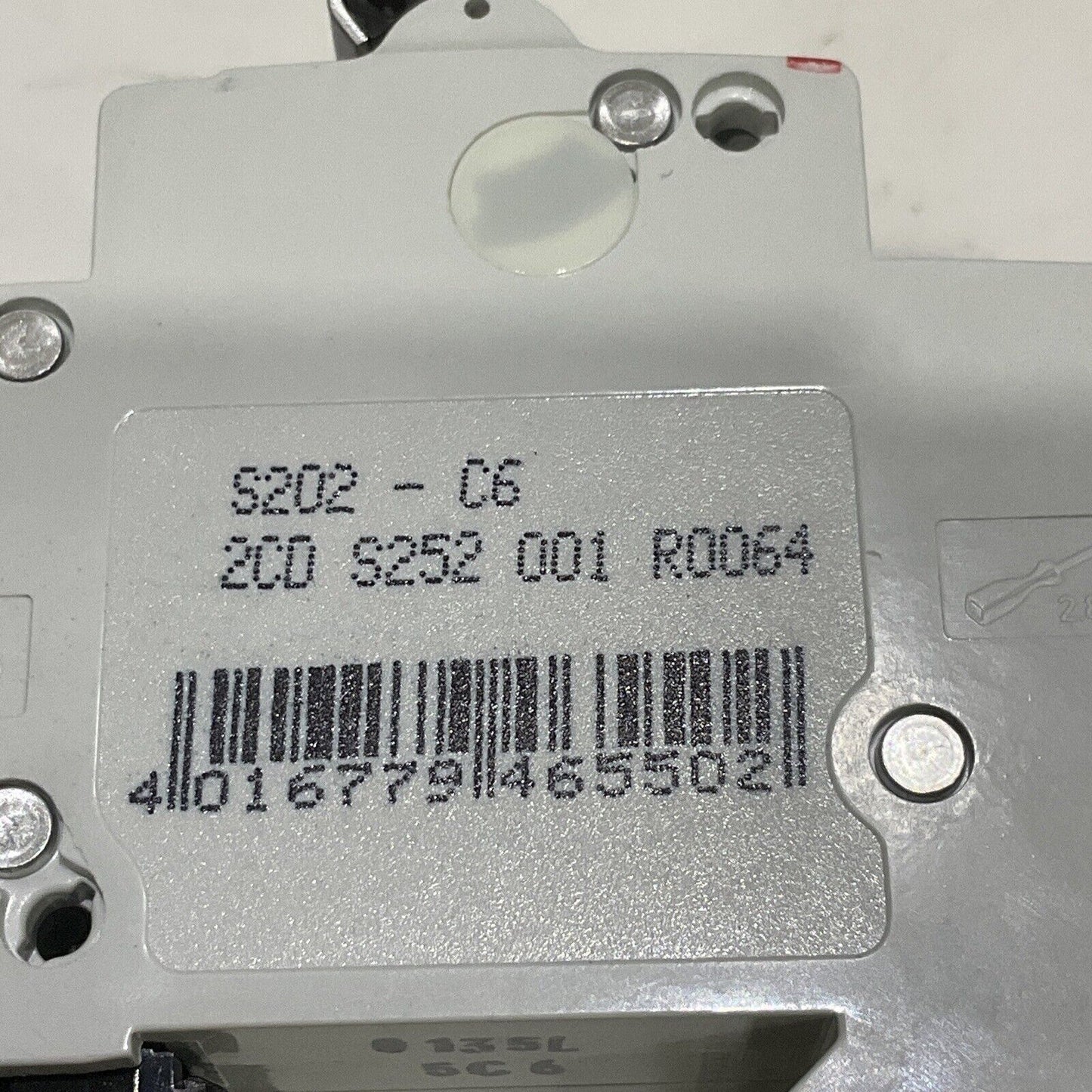 ABB S202-C6 CIRCUIT BREAKER 2-POLE 6-A LOT OF 2 U3S