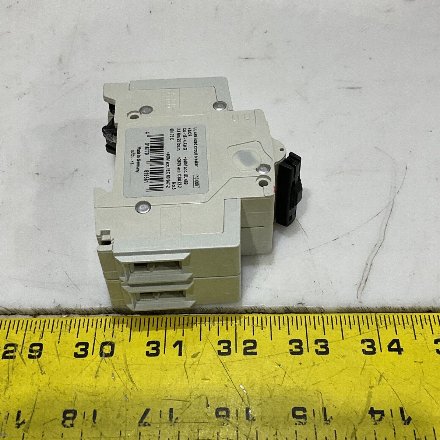 ABB S202U-K6 CIRCUIT BREAKER 6A 240V 2P UL489 50/60HZ U3S