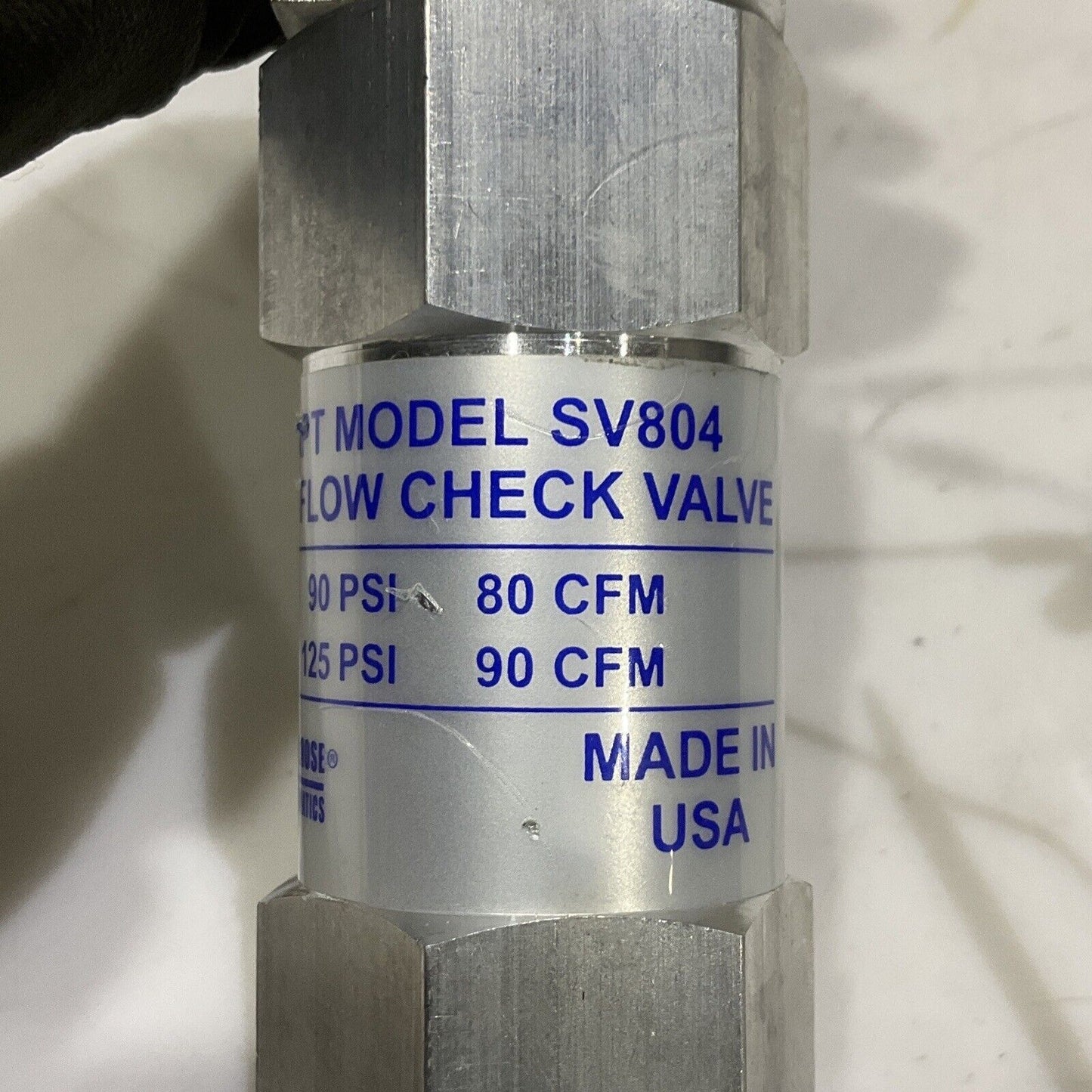 COILHOUSE PNEUMATICS SV804 EXCESS FLOW CHECK VALVE 90-125PSI 1/2” NPT U3S