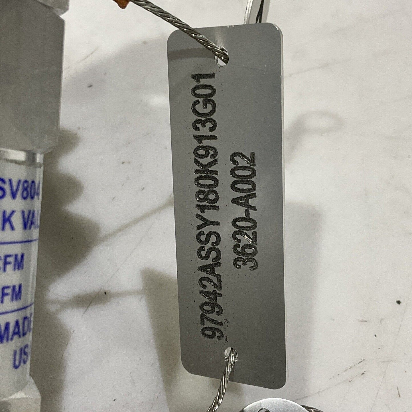 COILHOUSE PNEUMATICS SV804 EXCESS FLOW CHECK VALVE 90-125PSI 1/2” NPT U3S