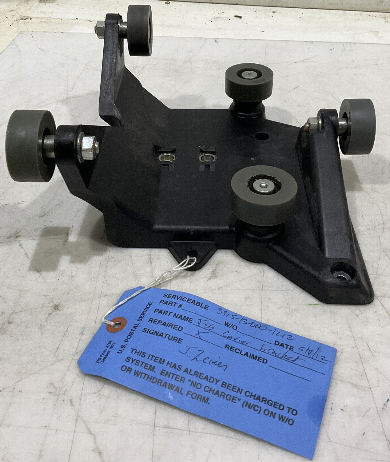 GENERAL 3915-13-000-1212 FSS CARRIER PLATE BRACKET ASSEMBLY U3S