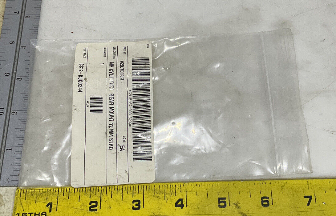 BIMBA 29.70169 REAR MOUNT 12MM STRO AIR CYLINDER LOT OF 2 U3S