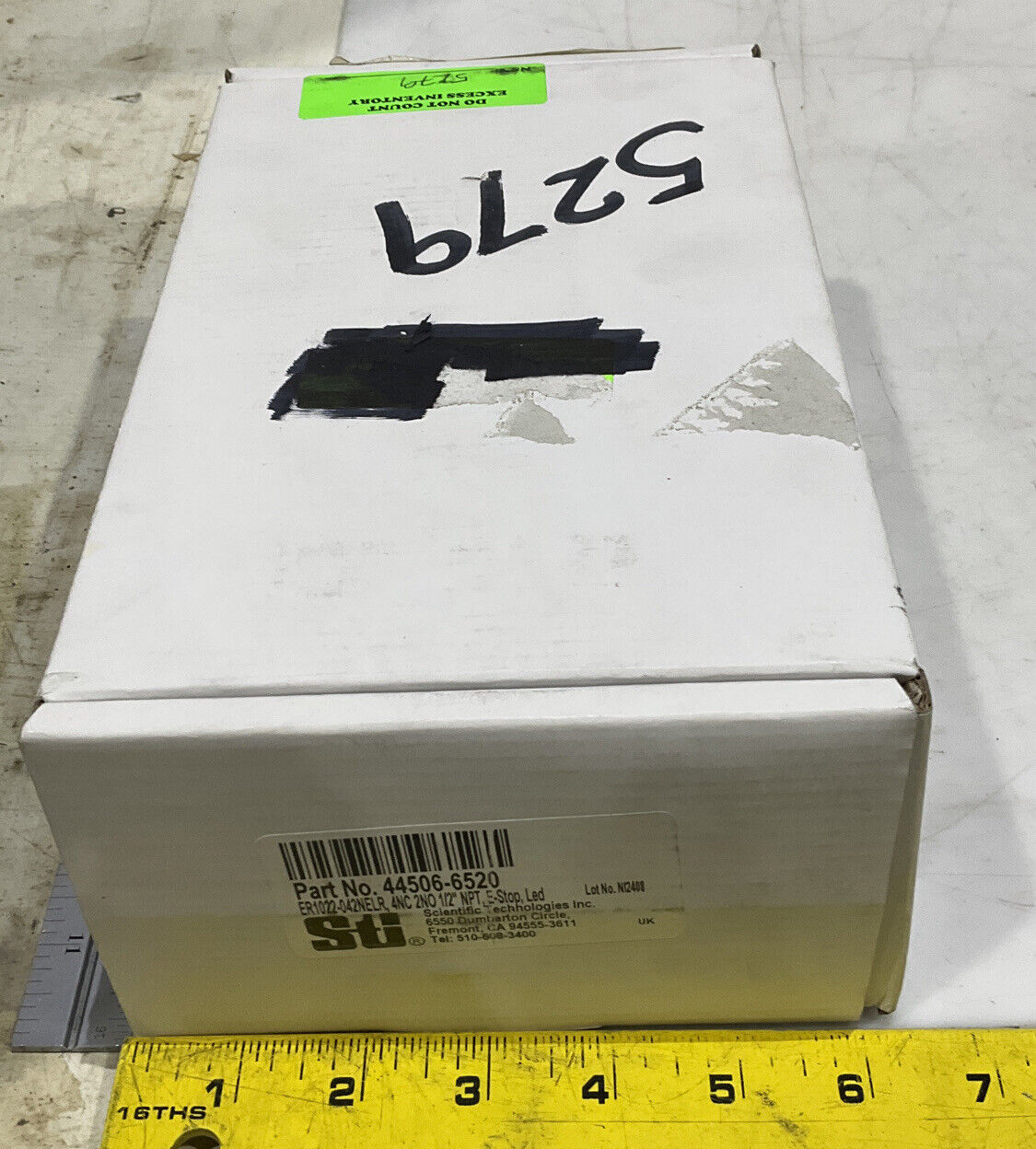 STI 44506-6520 ER1022-042NELR SAFETY SWITCH U3S