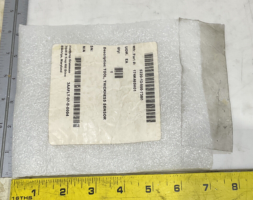NORTHRUP 97942-174K469H01 THICKNESS SENSOR TOOL U3S