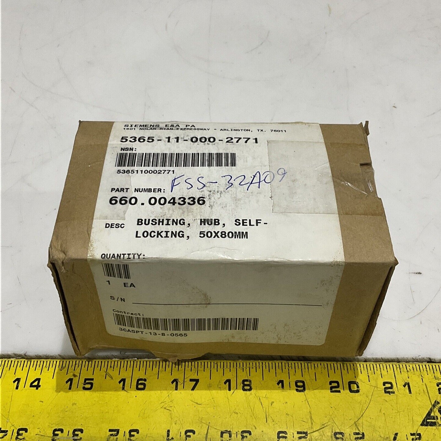 SIEMENS 660.004336 7005-050 SELF LOCKING BUSHING HUB 50X80MM U3S