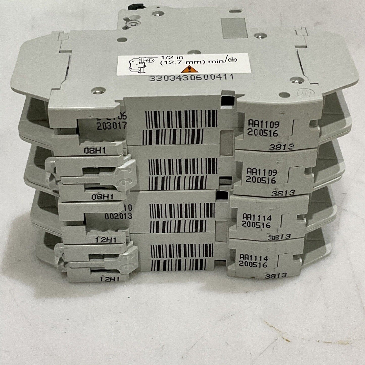 SCHNEIDER ELECTRIC 60141 MINI CIRCUIT BREAKER 2P 6A 240V MULTI 9 LOT OF 2 U3S