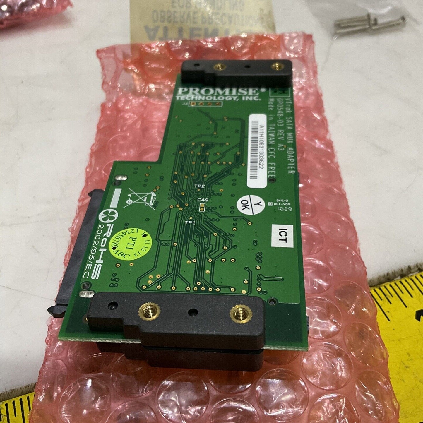 PROMISE TECHNOLOGY F29000020000091MVTRAKSATA MUX VP ADAPTER LOT OF 8 U3S