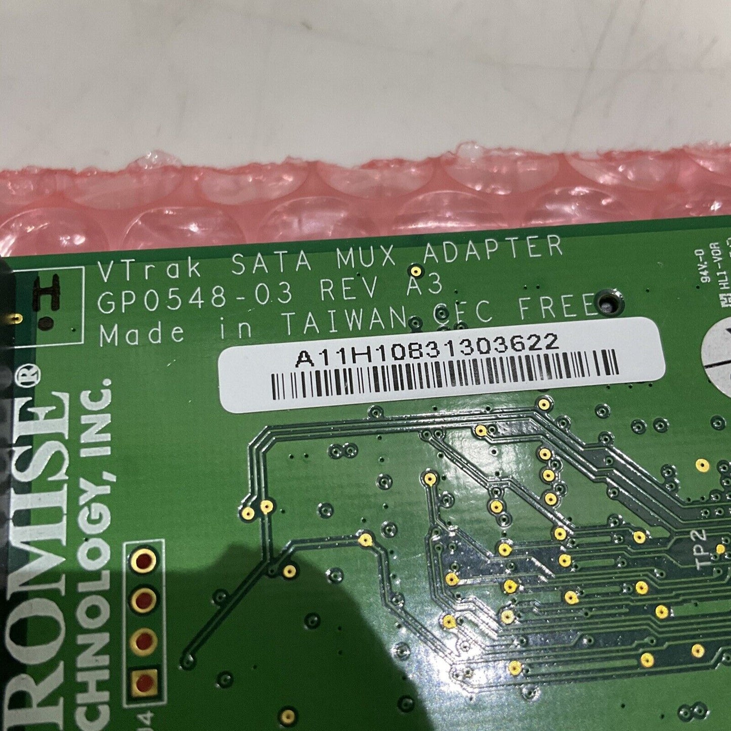 PROMISE TECHNOLOGY F29000020000091MVTRAKSATA MUX VP ADAPTER LOT OF 8 U3S