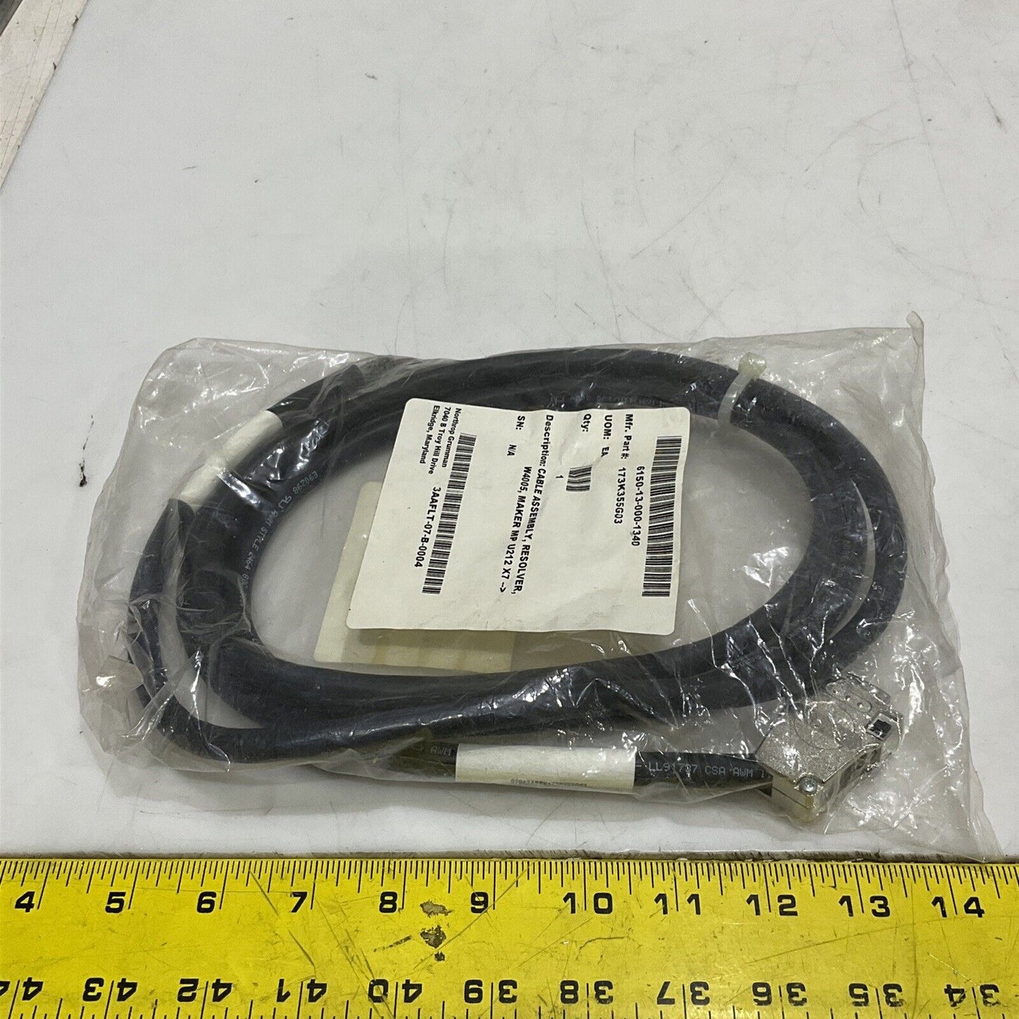 TURCK 13078 U2-16482 RESOLVER CABLE ASSEMBLY W4005 U3S
