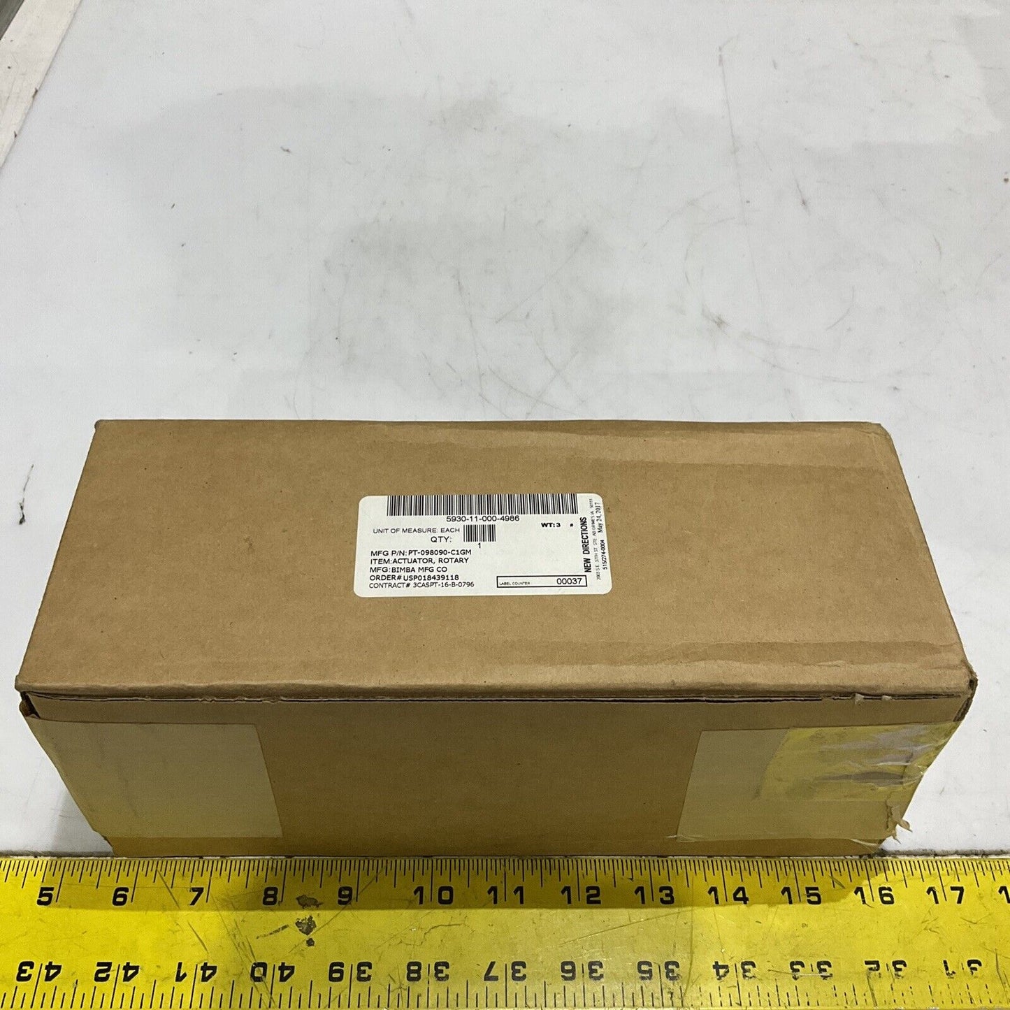 BIMBA PT-098090-C1GM ROTARY ACTUATOR U3S