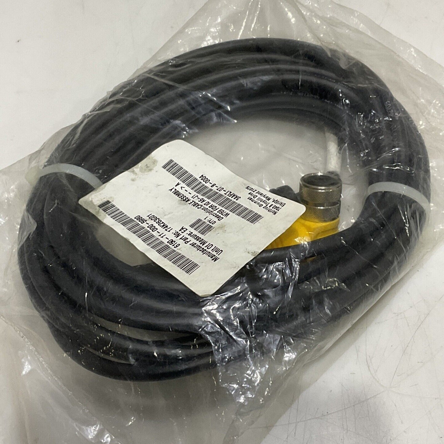 TURCK FLEXLIFE-20 10150954 W769 FDR I0 A6-J1 CABLE ASSEMBLY E54661 600V U3S